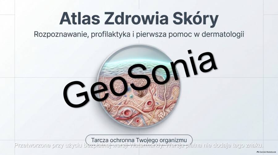 „Atlas Zdrowia Skóry: Rozpoznawanie, profilaktyka i pierwsza pomoc w dermatologii” – Gotowa Prezentacja Multimedialna (Biologia Klasa 7) Higiena i choroby skóry