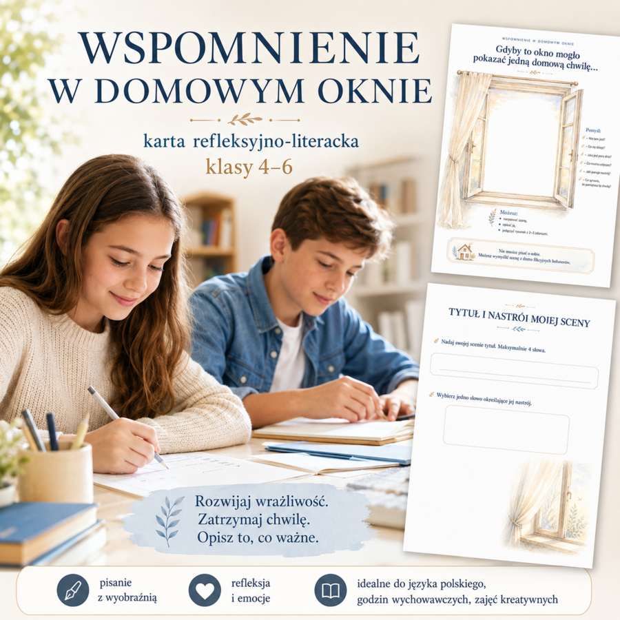 WSPOMNIENIE W DOMOWYM OKNIE