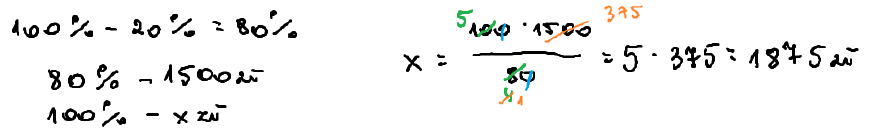 Przygotowanie do egzaminu 8-klasisty z matematyki - Dział II: Procenty (z rozwiązaniami)