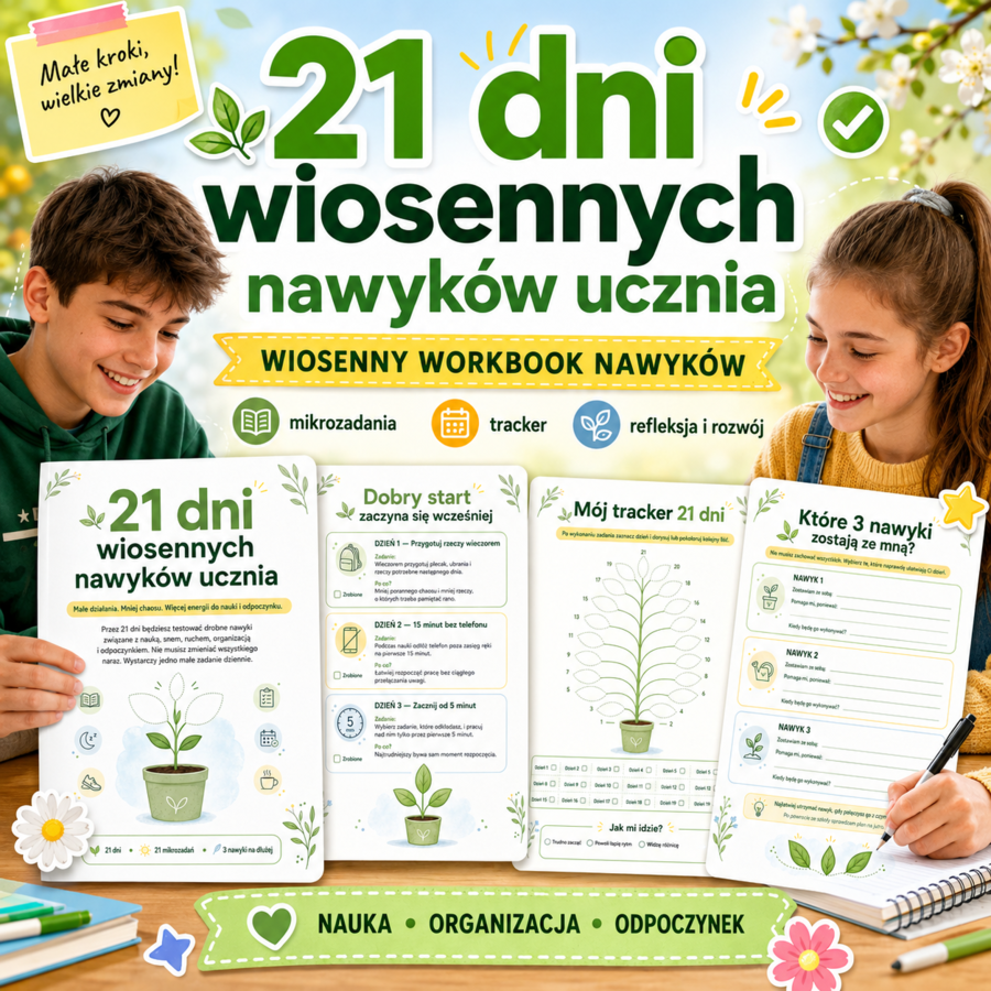21 dni wiosennych nawyków ucznia