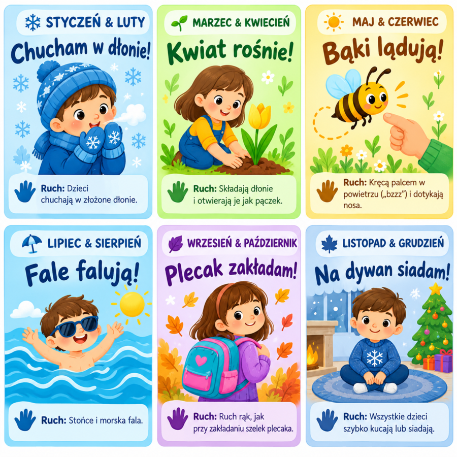 Miesiące w ruchu