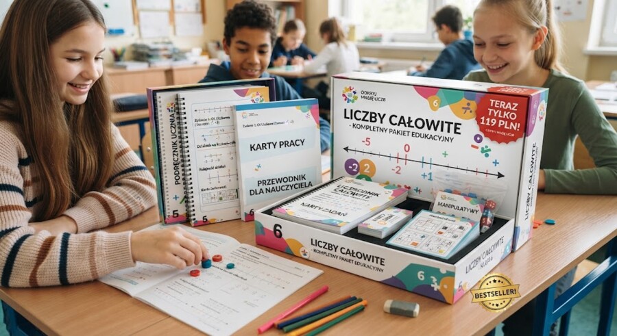 Liczby całkowite – Klasa 6