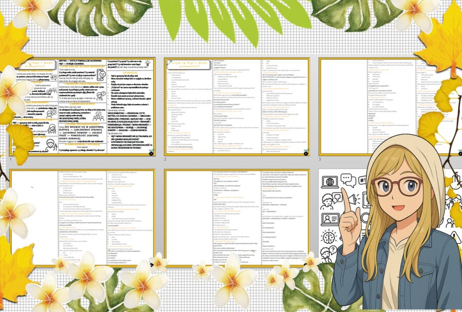 Sketchnotka/notatka - dla ucznia i przypomnienie dla nauczyciela w pdf. Temat "Czym są hejt i mowa nienawiści?". Edukacja zdrowotna. Klasa 7.
