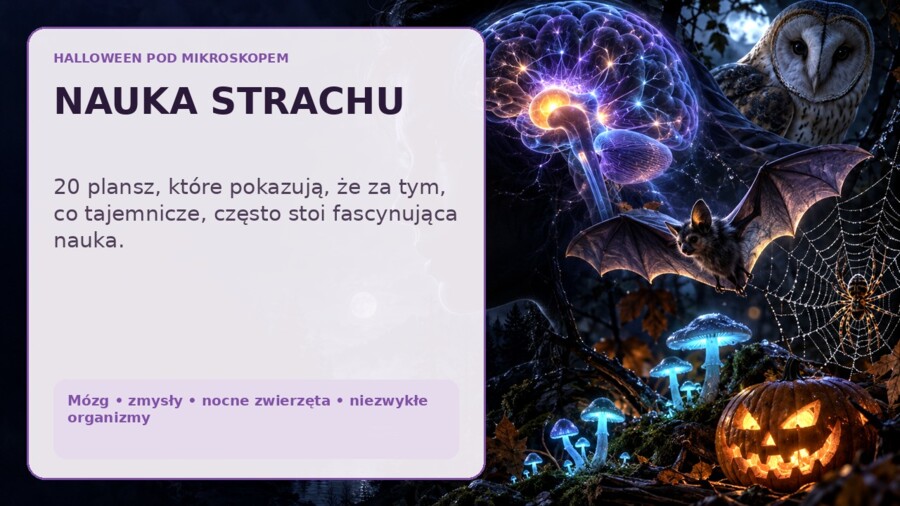 Nauka strachu – Halloween pod mikroskopem | gazetka – wersja jasna
