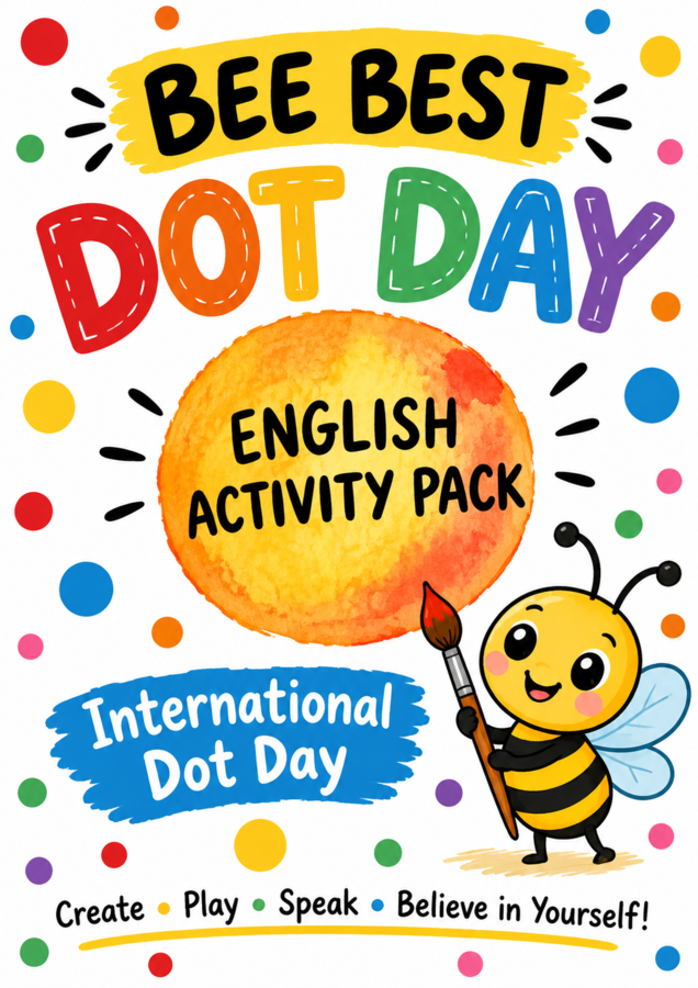 Dot Day - Bee Best - activity book - karty pracy - handouts - printouts