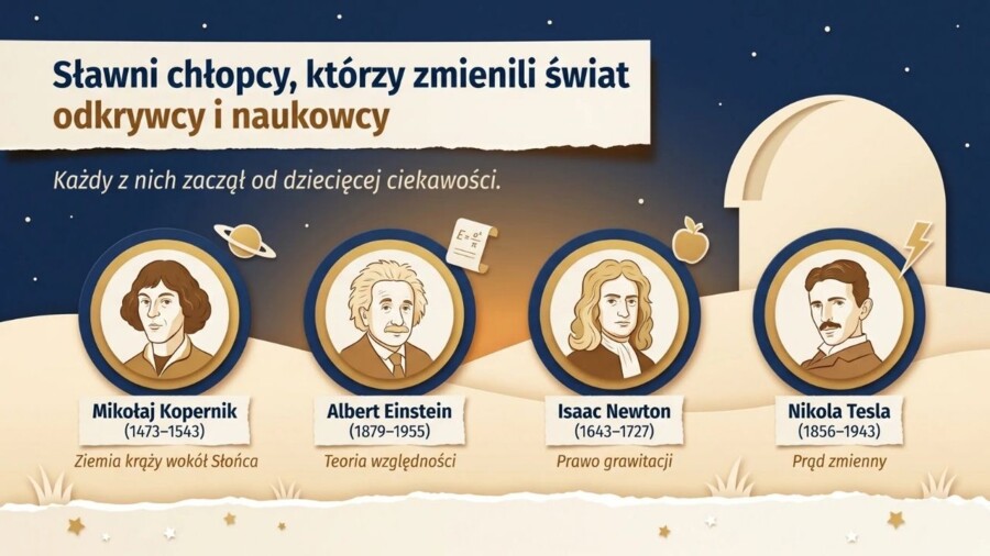Dzień Chłopaka – prezentacja edukacyjna, 17 plansz