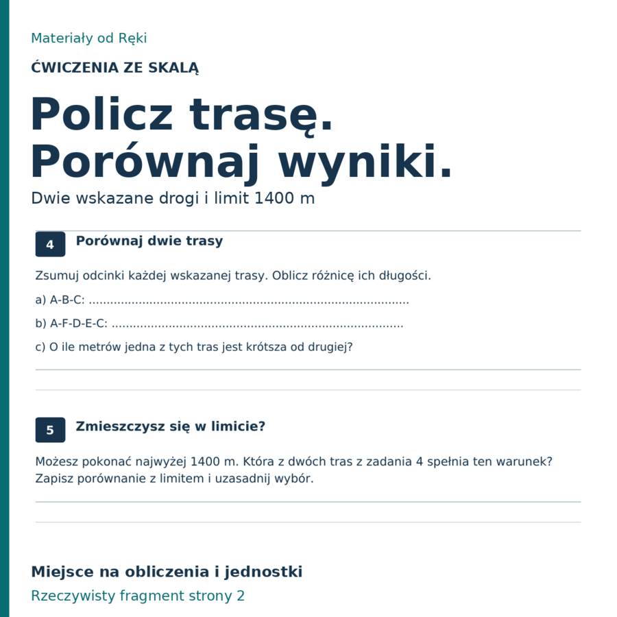 Mapa i skala - klasa 5 | Mapa bez zgadywania