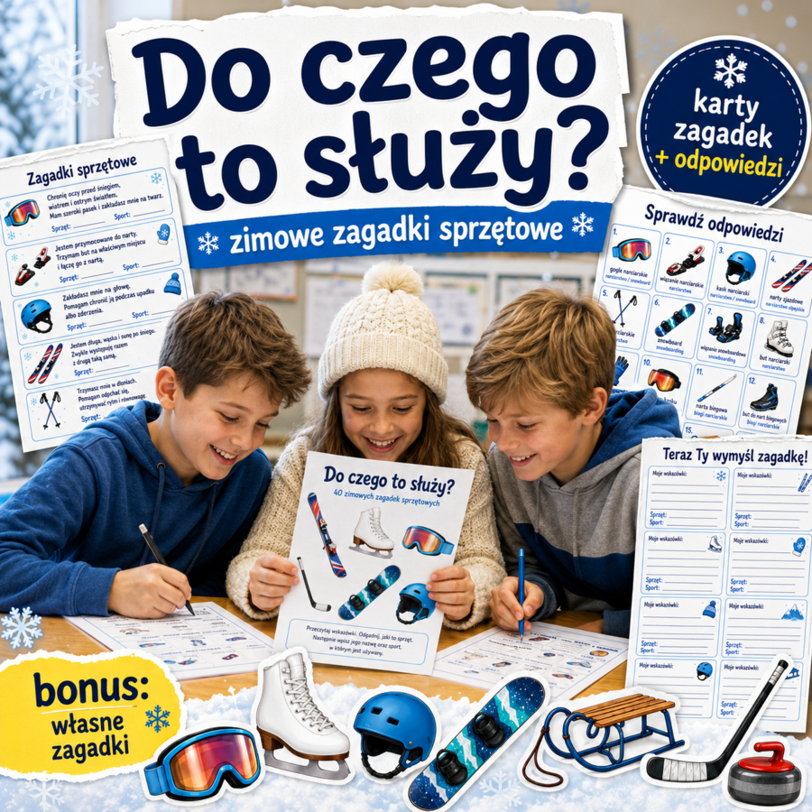 Do czego to służy? — 40 zimowych zagadek sprzętowych