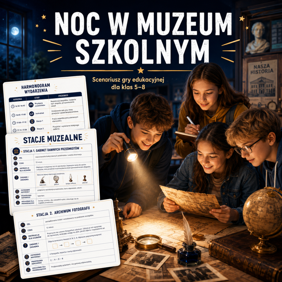 Noc w muzeum szkolnym