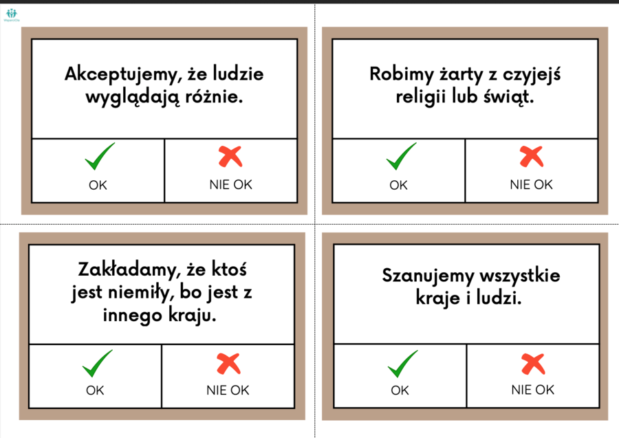 „Różni, ale OK – uczymy się szacunku"