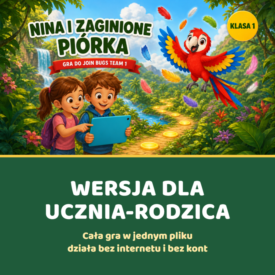 Gra interaktywna Join Bugs Team 1, Starter Unit - Unit 6 (rodzic-uczeń)