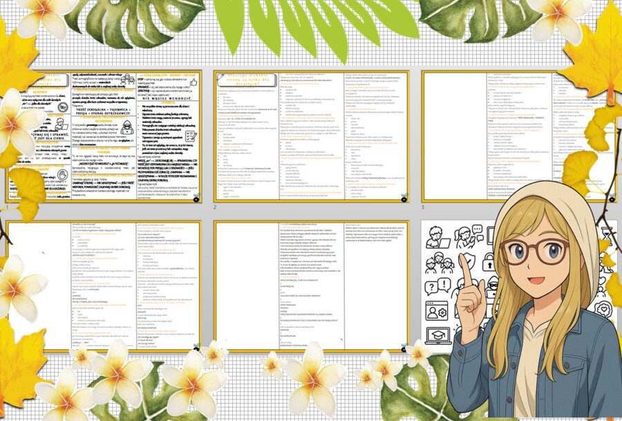 Sketchnotka/notatka - dla ucznia i przypomnienie dla nauczyciela w pdf. Temat "Dlaczego niektóre strony są tylko dla dorosłych?". Edukacja zdrowotna. Klasa 7.