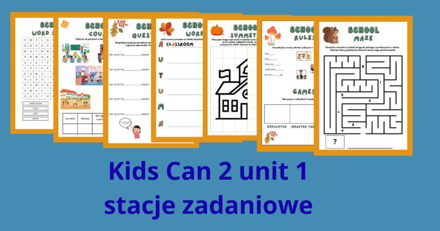 Kids Can 2 – Unit 1 | Jesienne stacje zadaniowe 🍂 | Powtórka przez zabawę