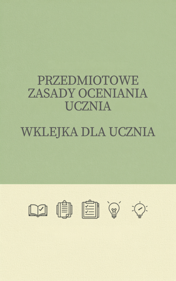 Wklejka - przedmiotowe zasady oceniania z języka polskiego