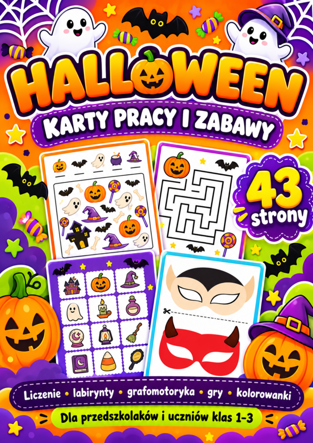 Halloween- karty pracy