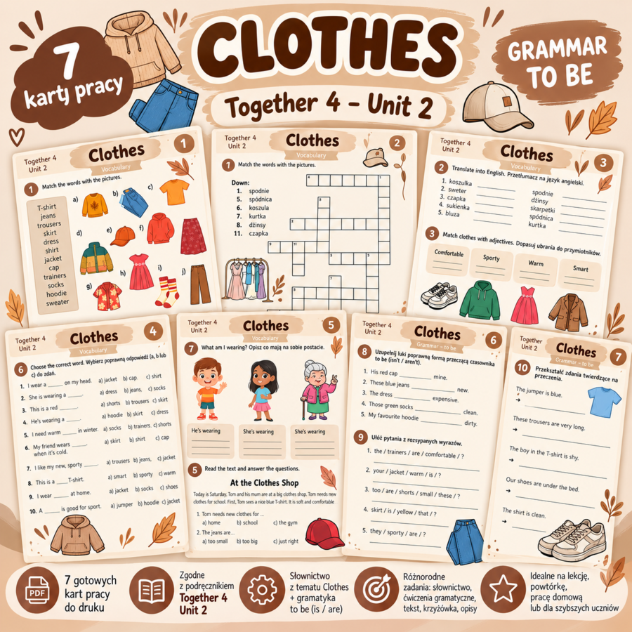 Tohether 4 unit 2 Clothes
