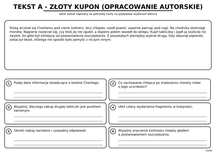 Charlie i fabryka czekolady.