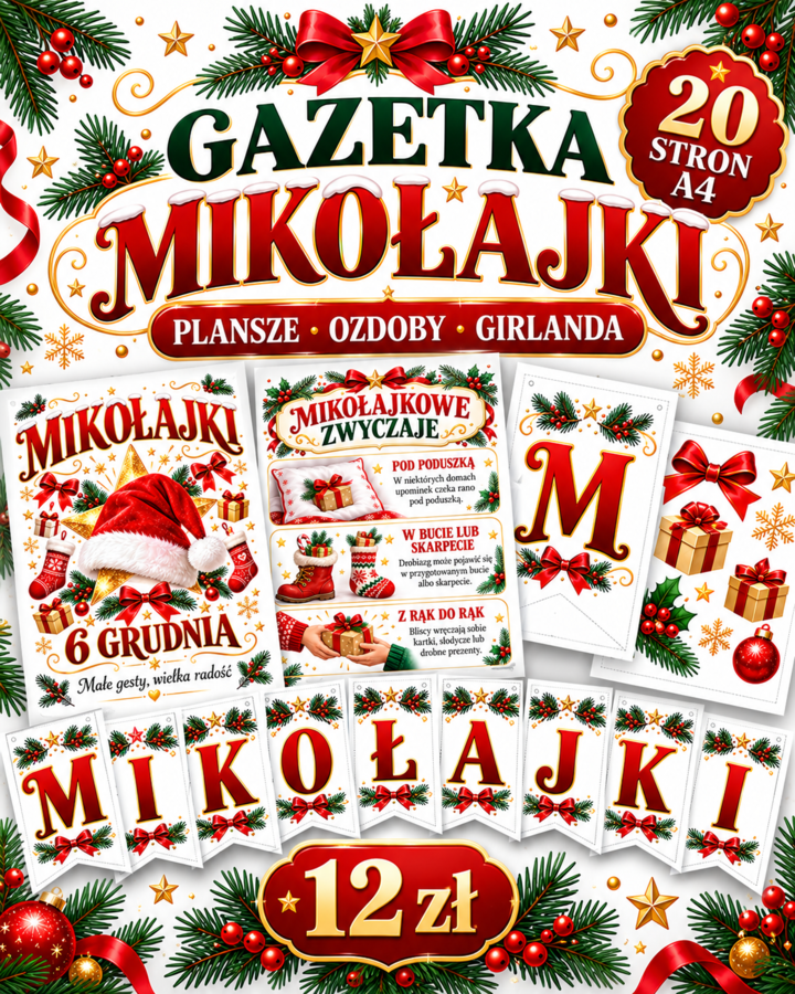 🎅 Mikołajki w szkolnej gablocie!