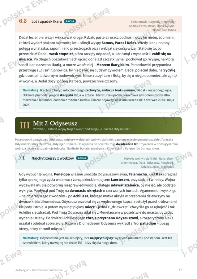 Mitologia Greków - kompletne kompendium na maturę