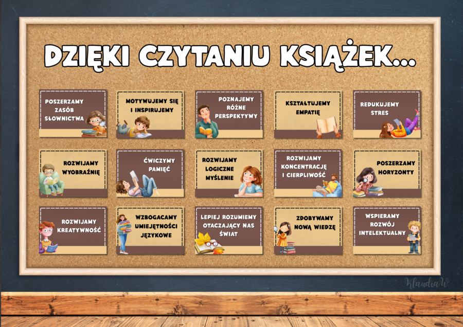 Dzięki czytaniu książek… - gazetka szkolna