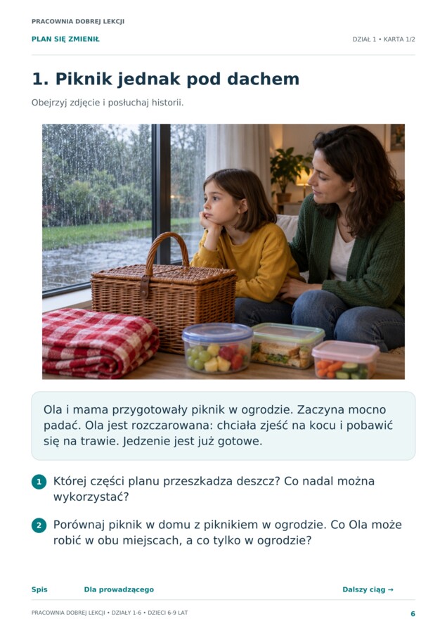 Plan się zmienił – rewalidacja i emocje. 24 sytuacje społeczne dla dzieci 6–9 lat