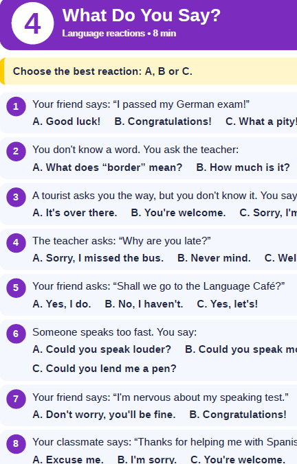 European Day of Languages- E8 (stacje dydaktyczne)
