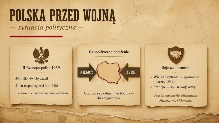 1 września 1939 – wybuch II wojny światowej, gazetka, prezentacja historyczna