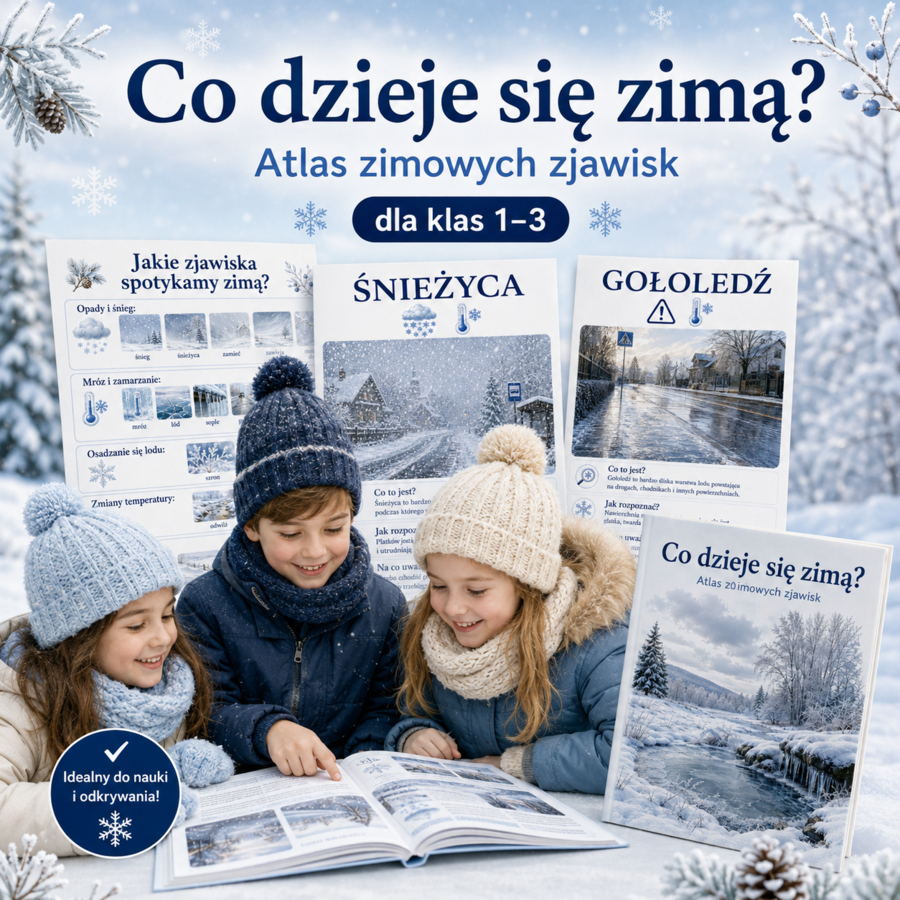 Co dzieje się zimą? – atlas 20 zimowych zjawisk