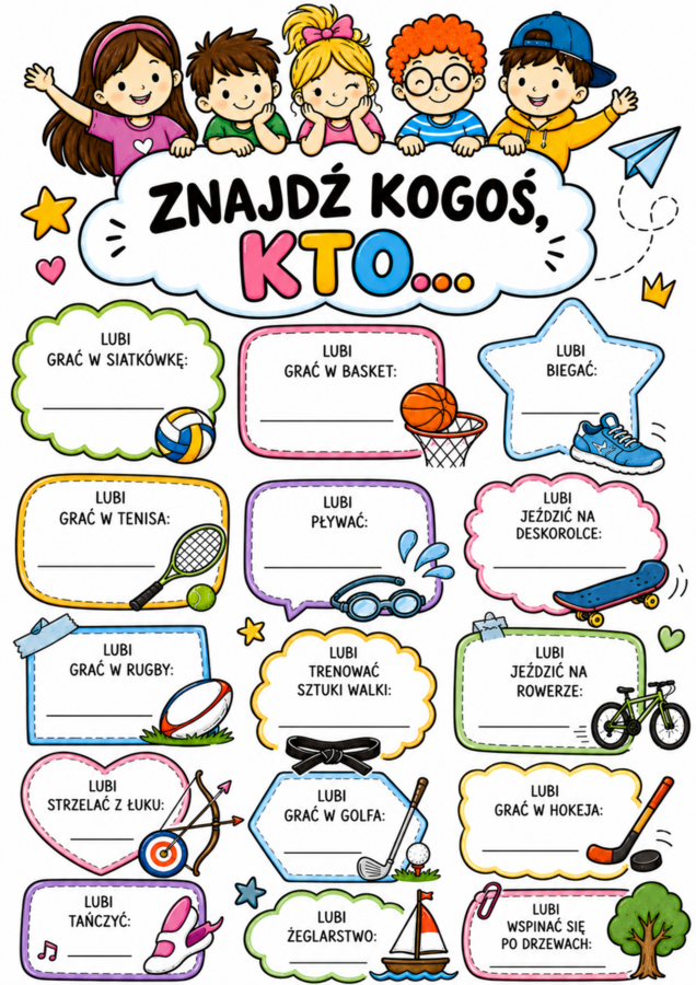 Znajdź kogoś, kto...
