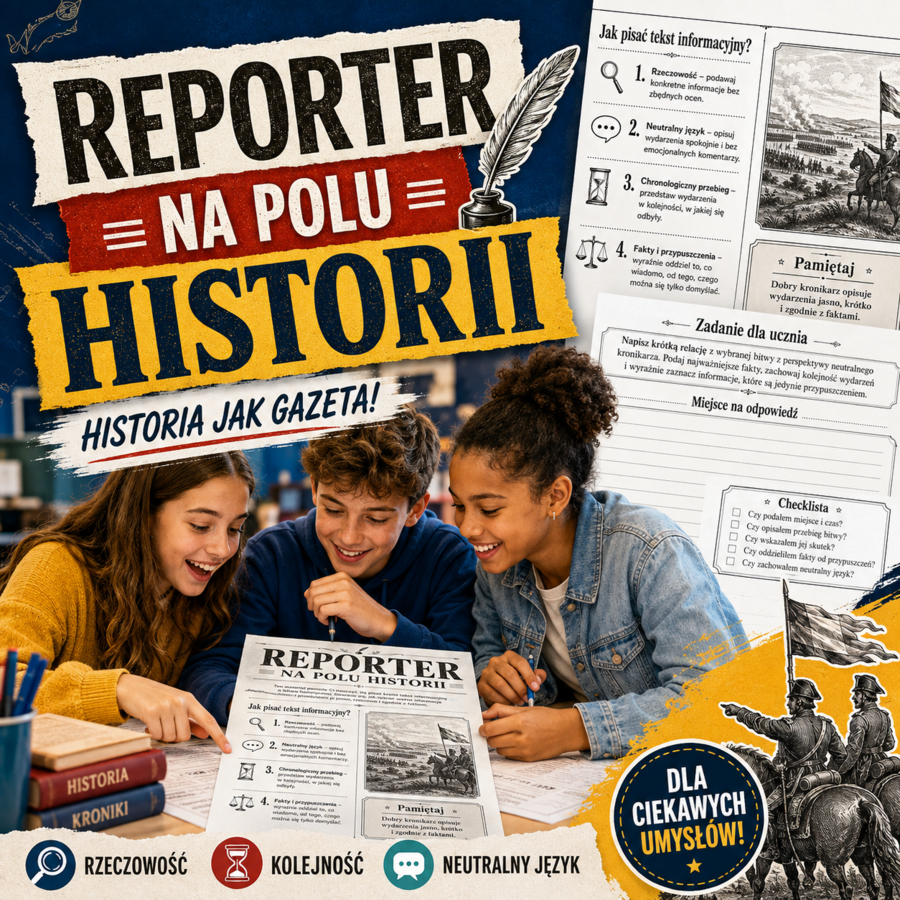 Reporter na polu historii