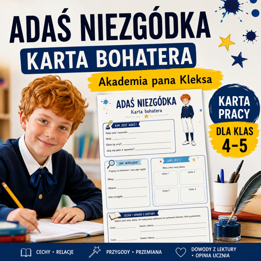 Adaś Niezgódka — karta bohatera
