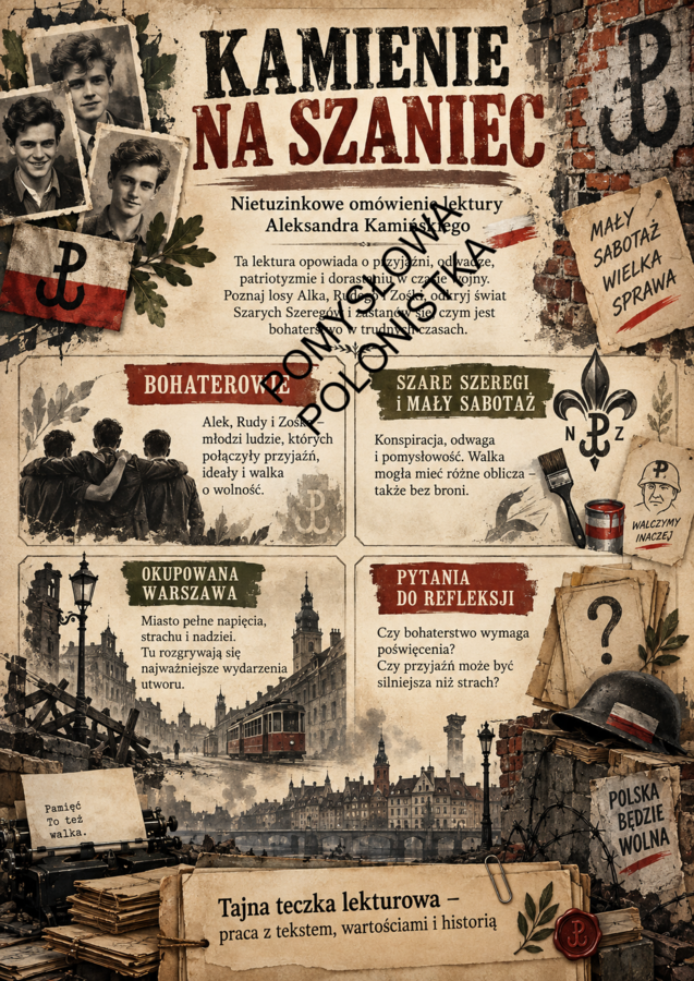KAMIENIE NA SZANIEC-pakiet materiałów