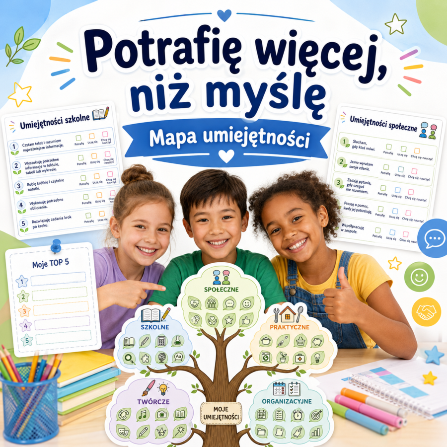 Potrafię więcej, niż myślę — mapa 40 umiejętności