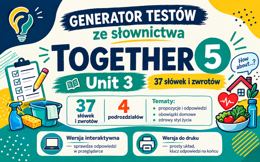 Generator testów Together 5, Unit 3