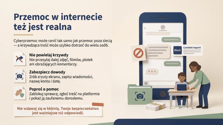Przemoc rówieśnicza – jak rozpoznać i reagować? Prezentacja na Tydzień o Przeciwdziałaniu Przemocy Rówieśniczej