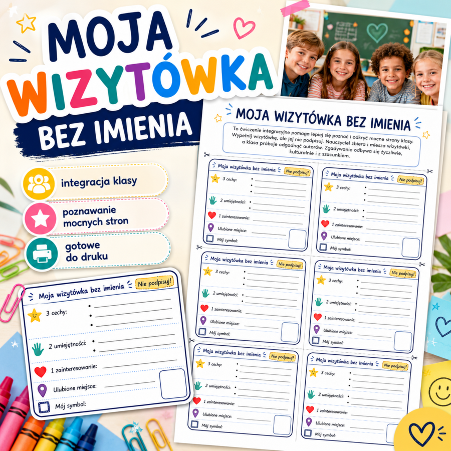 Moja wizytówka bez imienia