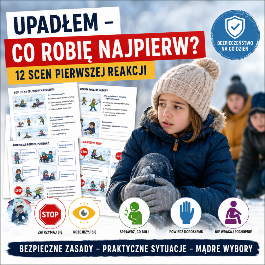 Upadłem — co robię najpierw? 12 scen pierwszej reakcji