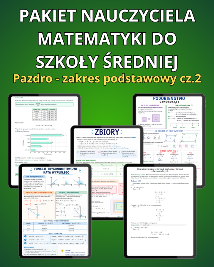 Pakiet Nauczyciela Matematyki - Pazdro P cz.2
