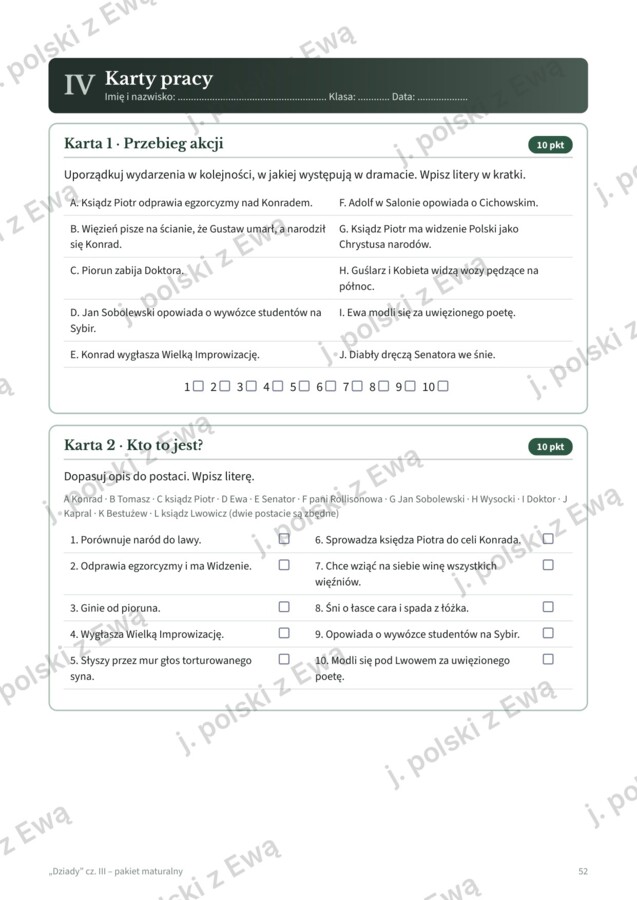 Dziady III - kompletne kompendium wiedzy na maturę