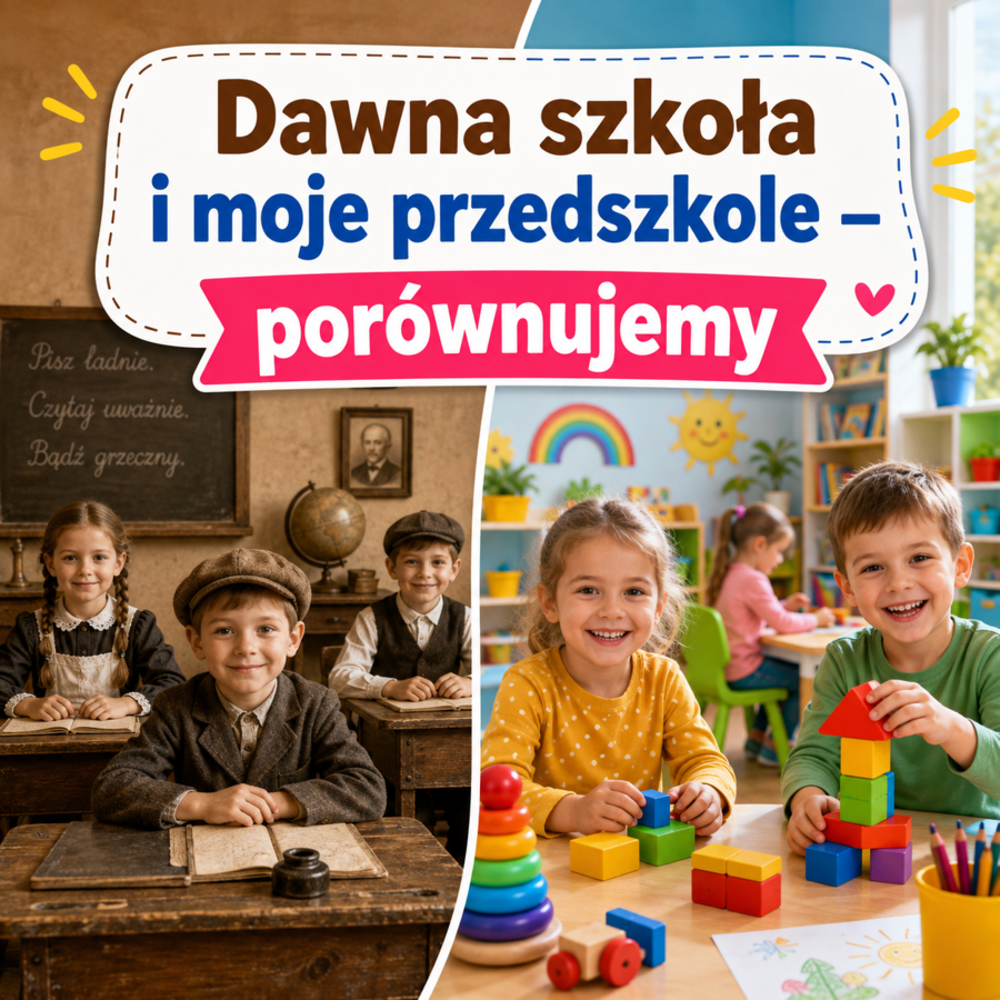 Dawna szkoła i moje przedszkole — porównujemy