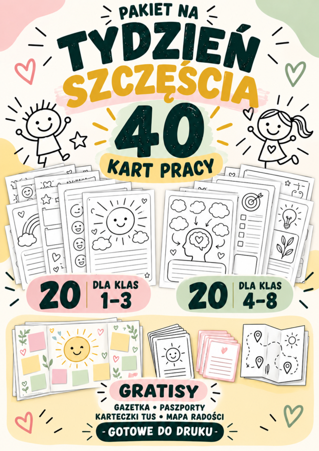 💛 PAKIET NA TYDZIEŃ SZCZĘŚCIA W SZKOLE 💛