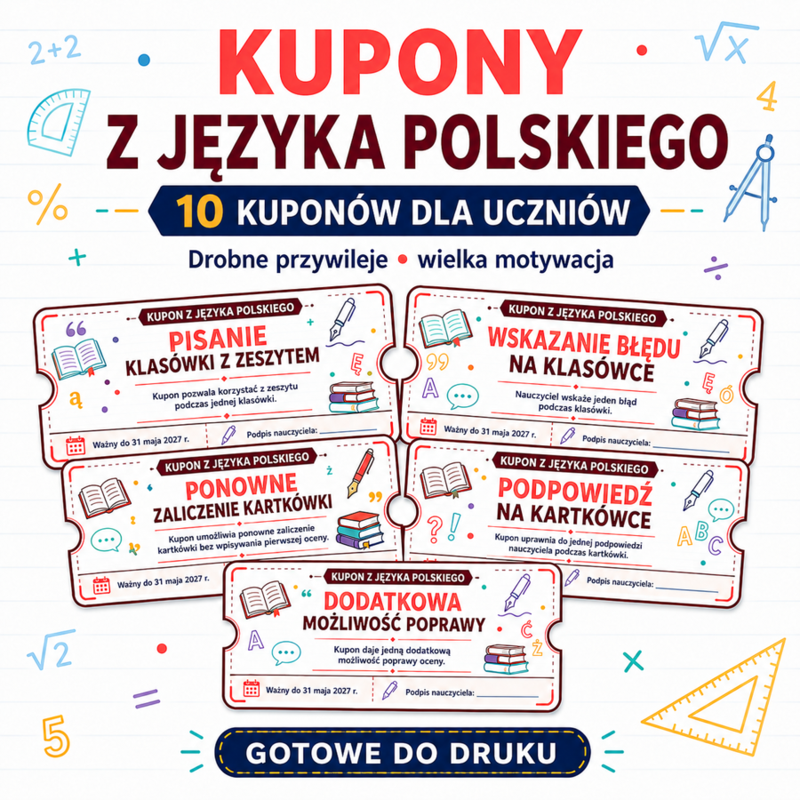📚 Kupony z języka polskiego