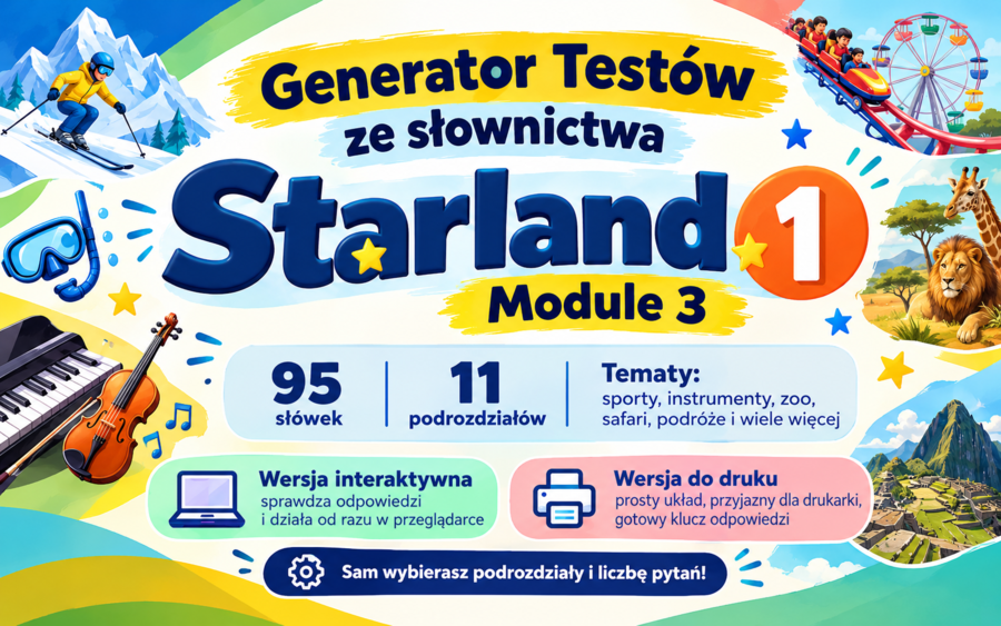 Generator testów Starland 1, Module 3