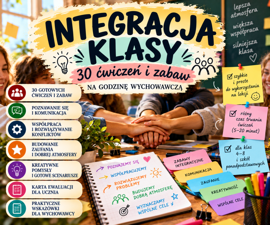 Integracja zespołu klasowego- lekcja wychowawcza