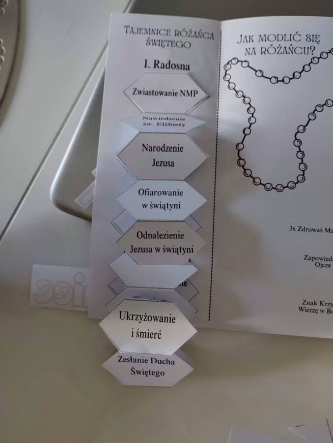 Lapbook Różaniec