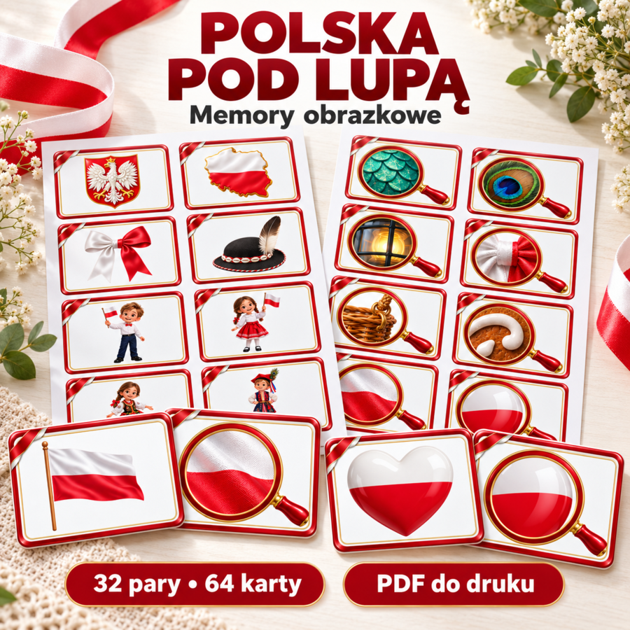 Polska pod lupą - gra dydaktyczna
