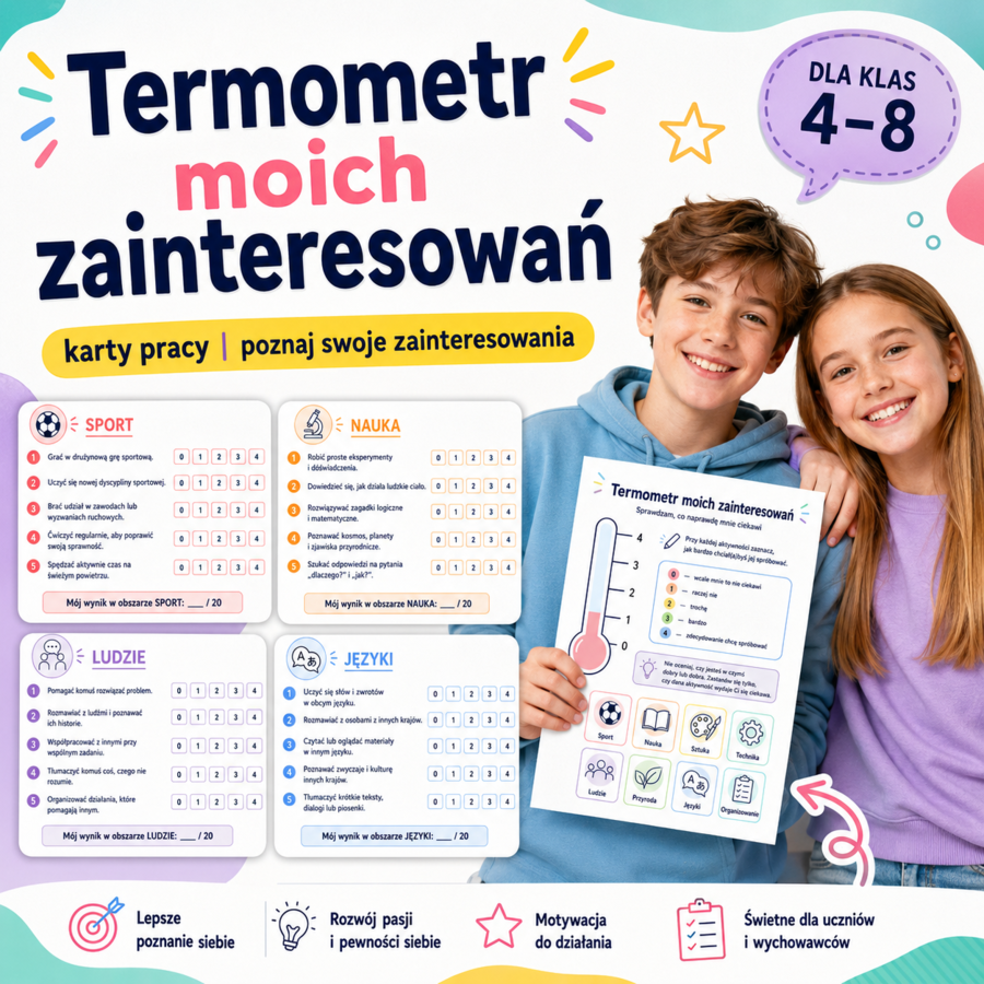 Termometr moich zainteresowań — sprawdzam, co naprawdę mnie ciekawi