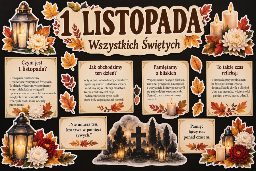 1 listopada - dzień wszystkich świętych