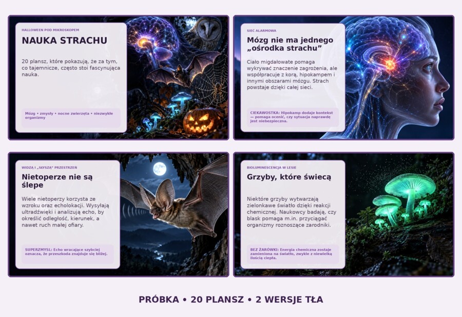 Nauka strachu – Halloween pod mikroskopem | gazetka – wersja jasna