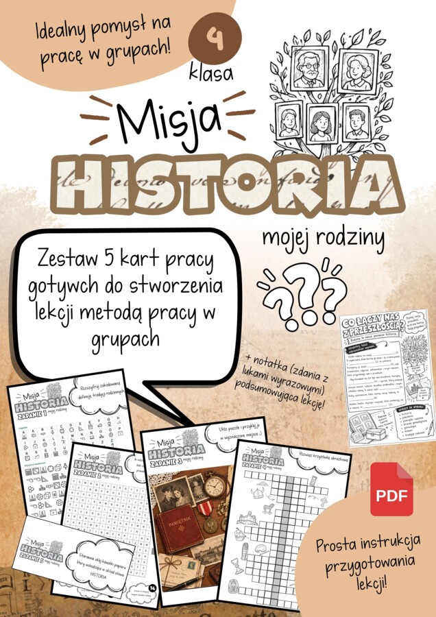 Misja Historia mojej rodziny - klasa 4 .